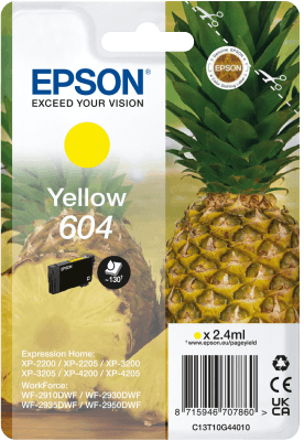 EPSON Singlepack Yellow 604 Ink