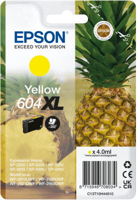 EPSON Singlepack Yellow 604XL Ink