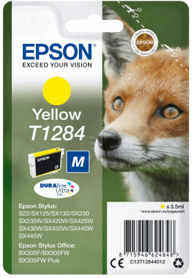 Yellow Ink Cartridge  (T1284)