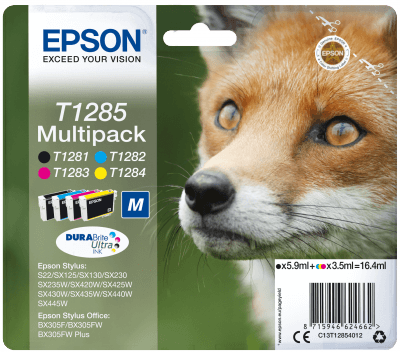 Multipack CMYK Ink Cartridge  (T1285)