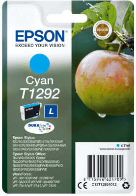 Epson Singlepack Cyan T1292 DURABrite Ultra Ink
