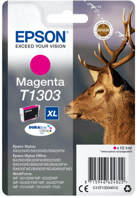 Epson Singlepack Magenta T1303 DURABrite Ultra Ink