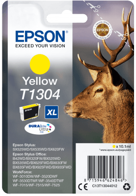 Epson Singlepack Yellow T1304 DURABrite Ultra Ink