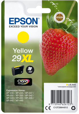 Epson Singlepack Yellow 29XL Claria Home Ink