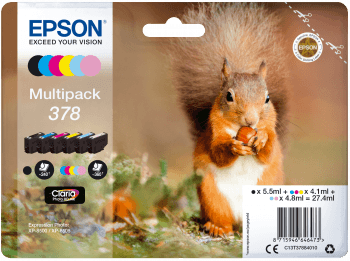 Epson Multipack 6-colours 378 Claria Photo HD Ink