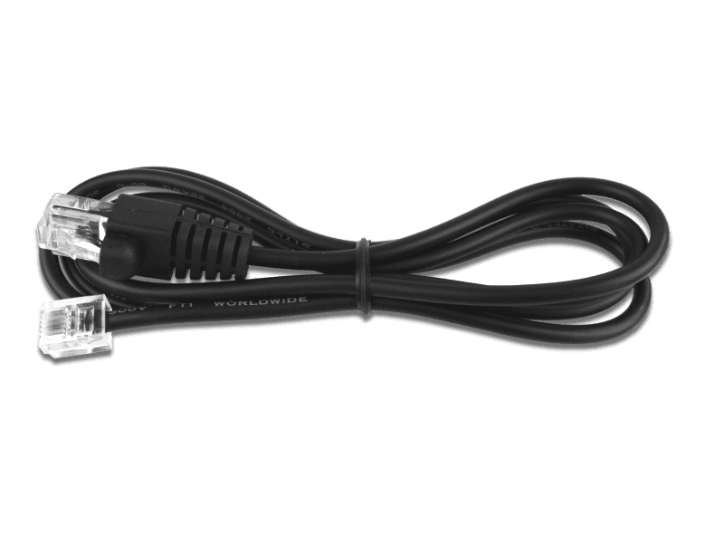 Kabel RJ12 24V pro pokladní zásuvku a tiskárnu, 1,1 m, černý