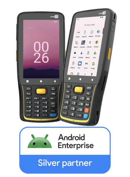 RK26 - 25 kláv., Android 12, dlouhý 2D, camera, NFC, WiFi, LTE, GPS, GMS, USB kit