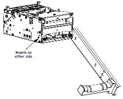 KIOSK - KIT ROLL HOLDER TTP 2000