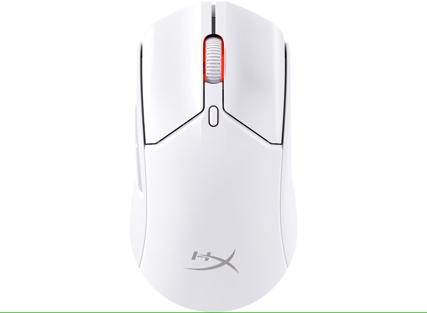 HyperX Pulsefire Haste 2 Herní Optická Pro praváky 26 000 DPI USB+BT Bílá