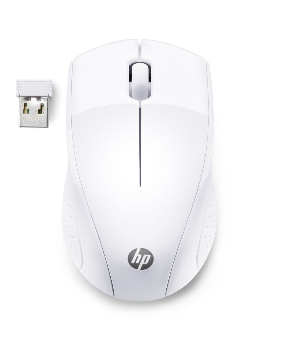 HP 220 Ergonomická Optická 1 600 DPI Bezdrátová USB Bílá