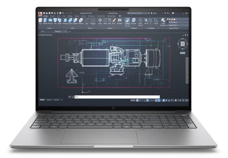 HP ZBook 8 G1i U7-255H 16" WUXGA 32GB 1TB RTX 500Ada W11P Gray 3R On-Site