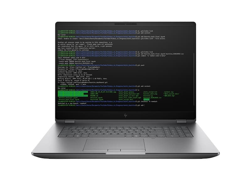 HP ZBook Fury 18 G1i U7-255HX 18" 2560x1600 32GB 1TB RTX 1000 W11P Gray 3R Offsite