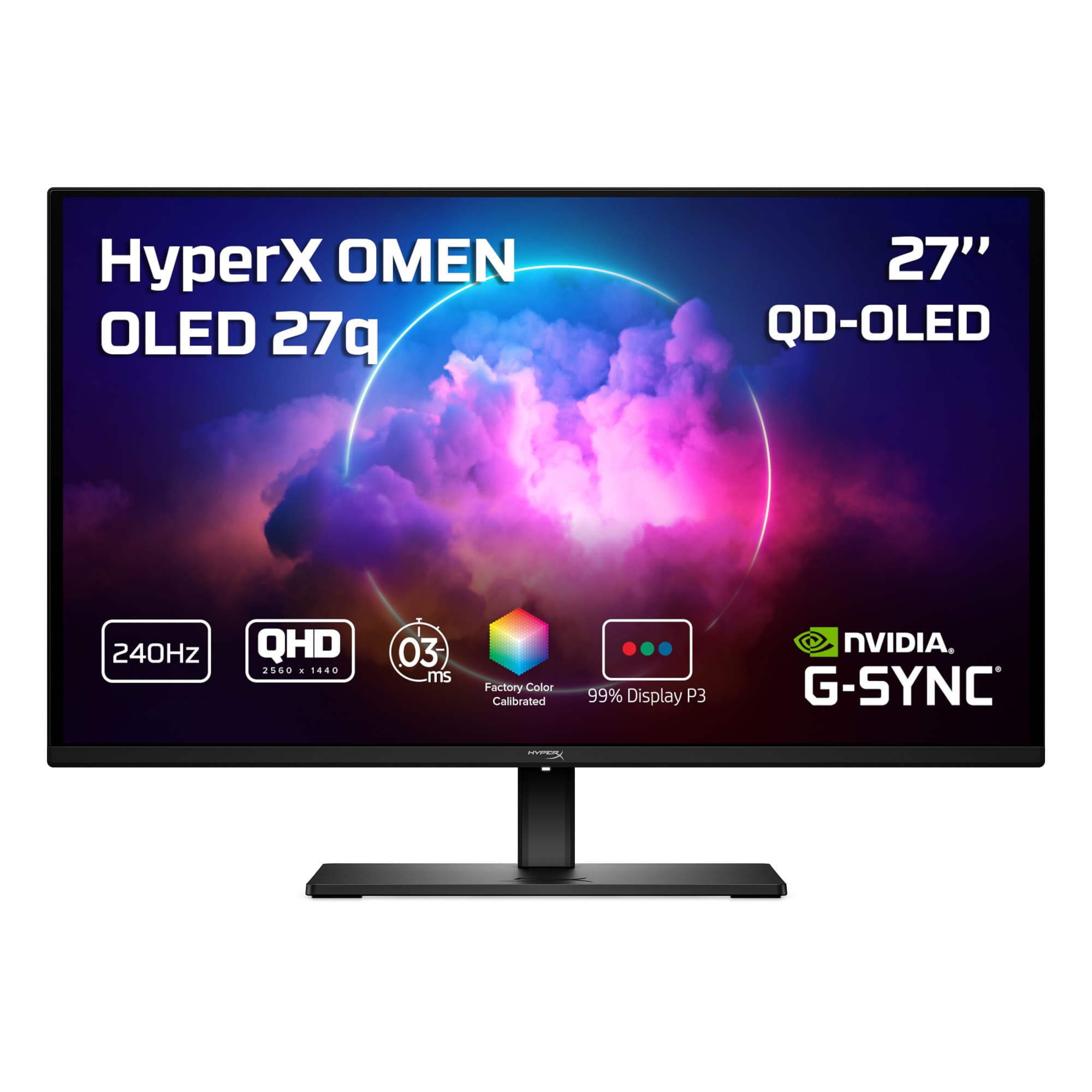 HyperX OMEN 27q 27,6" QD-OLED QHD 240Hz 0,03ms Černá 3R