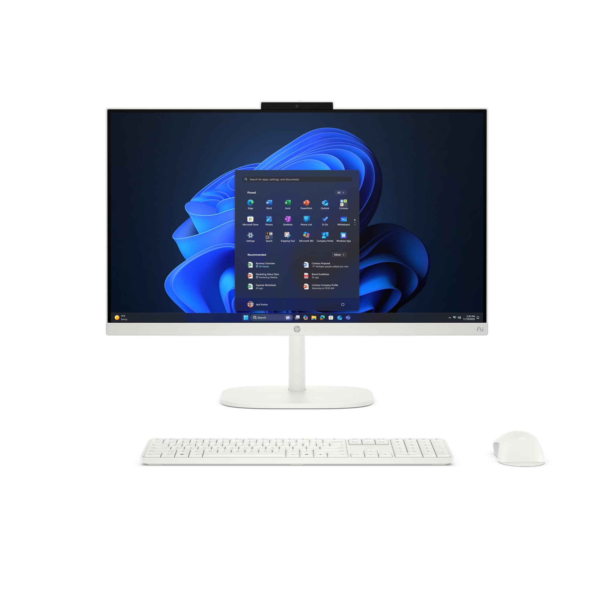 HP ProStudio 2 G2a 24 23,8" FHD AI7-445 16GB 512GB AMD int W11P Bílá 1R