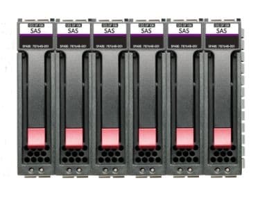 HPE MSA 5.4TB SAS 15K SFF M2 6pk HDD Bdl