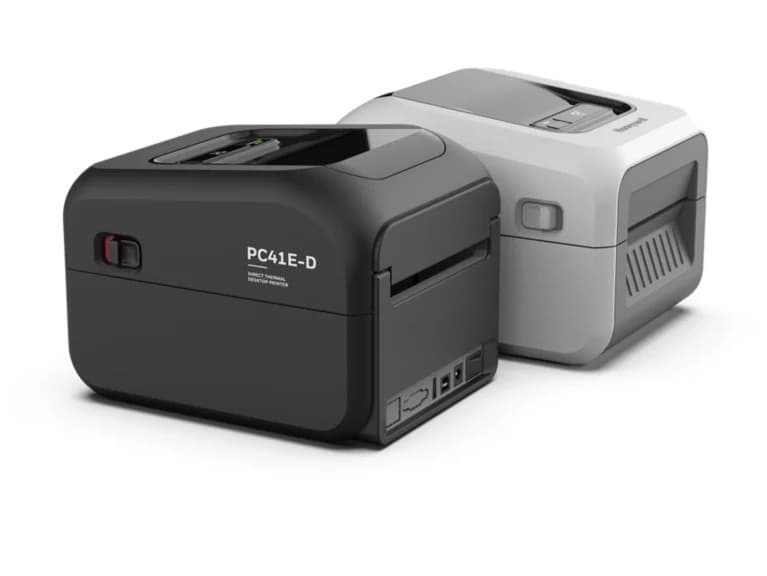 PC41E-D, Direct thermal, 300dpi, black