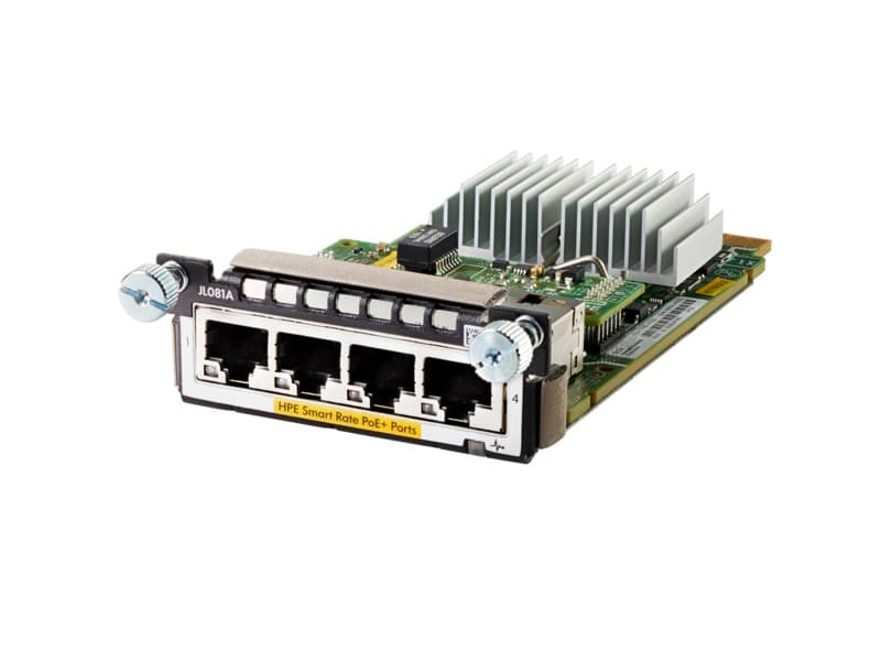 Aruba 3810M 2930M 4 Smrt Rte PoE+ Module