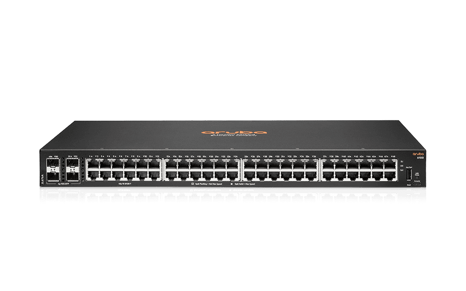 Aruba 6100 48G 4SFP+ Switch