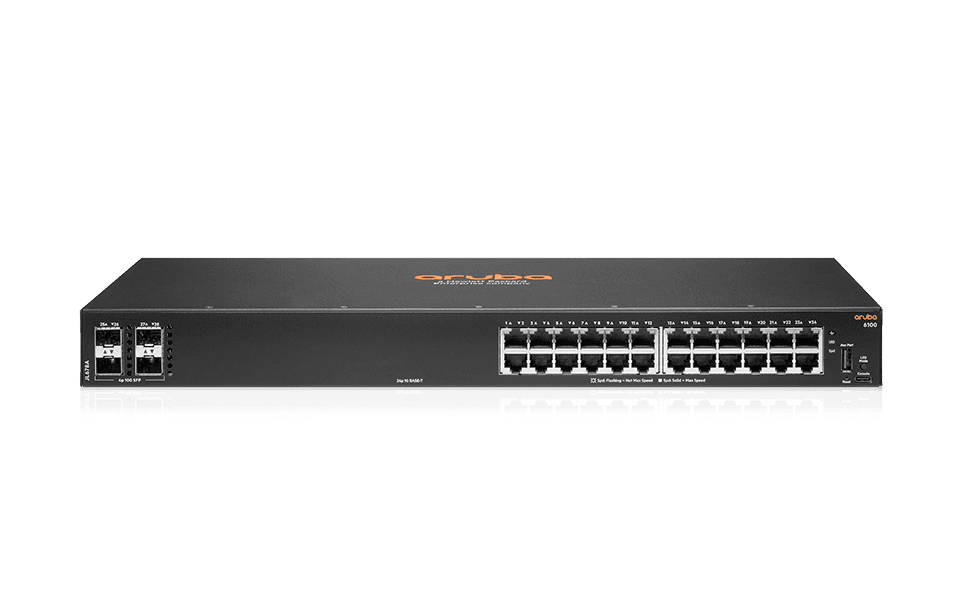 Aruba 6100 24G 4SFP+ Switch