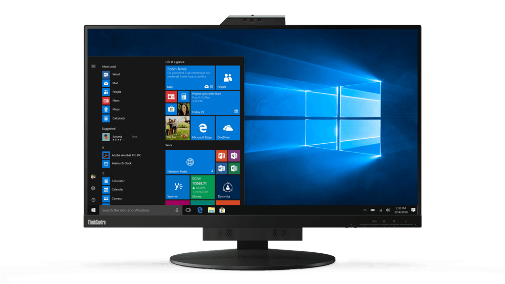 Lenovo ThinkCentre Tiny-In-One 27 27" IPS QHD 60Hz 6ms Black 3R