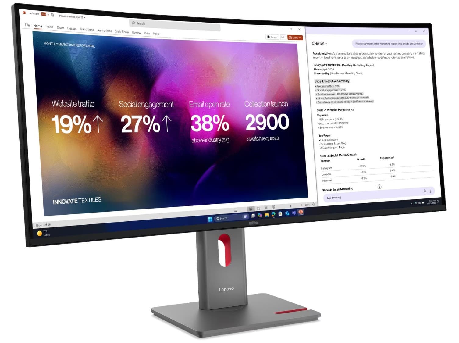 Lenovo ThinkVision (P40WD-40)