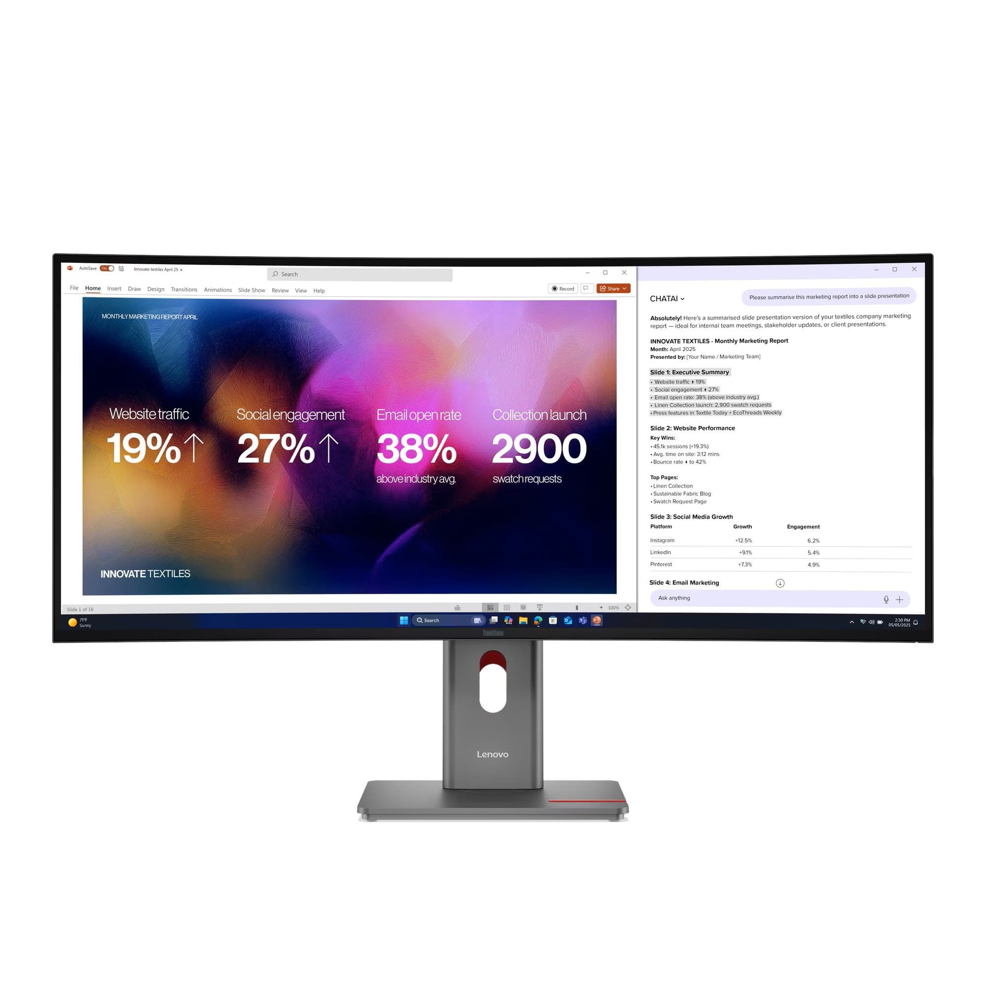 Lenovo ThinkVision (P40WD-40)