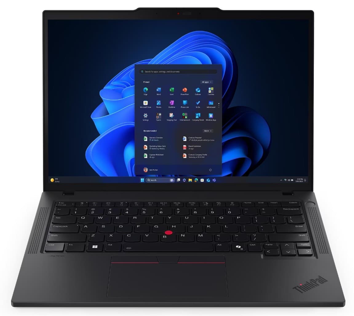 Lenovo ThinkPad T T14 Gen 6 U7-255U 14" 2880x1800 T 32GB 1TB Intel int W11P Black 3R