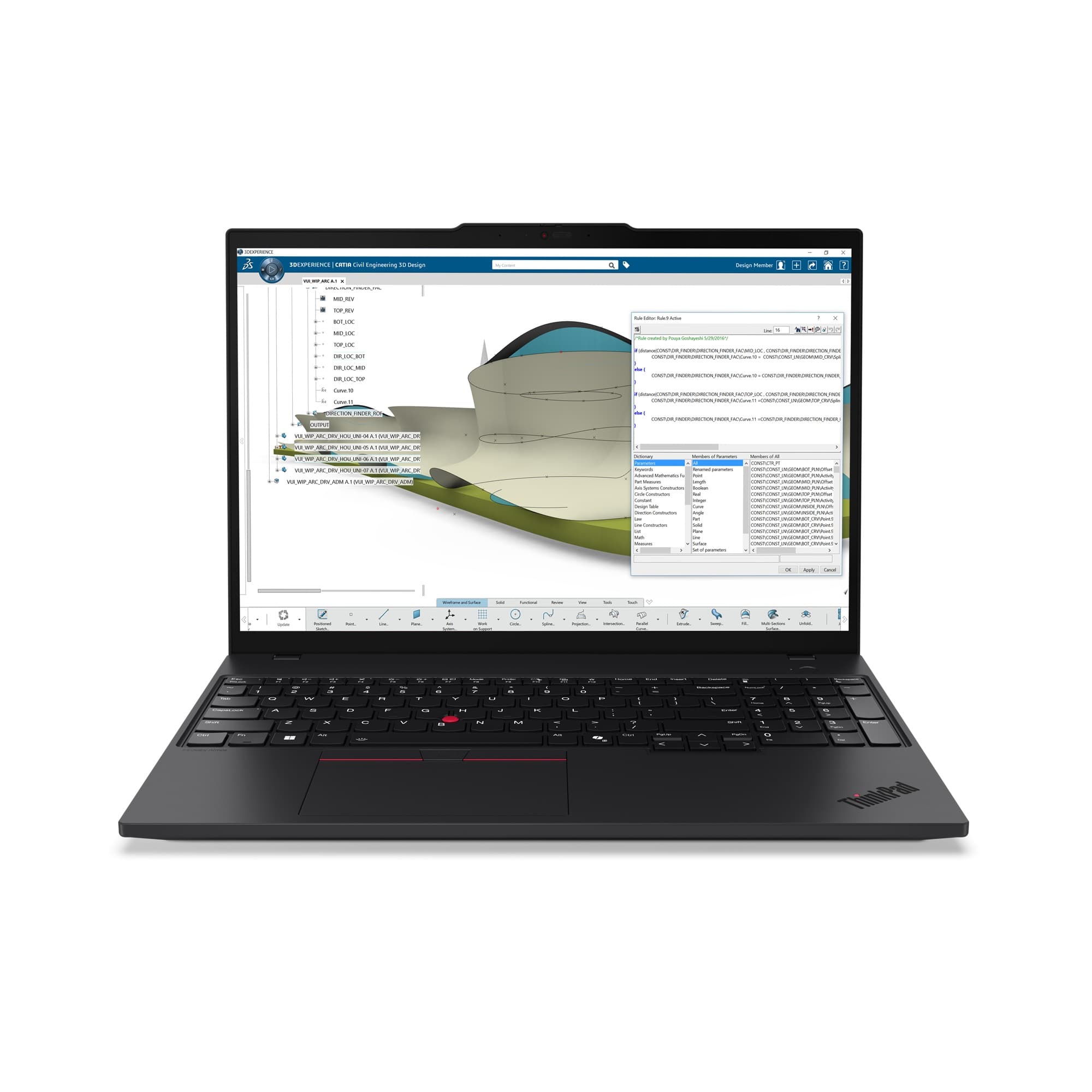 Lenovo ThinkPad P P16s Gen 4 (AMD) AI7PRO-350 16" 4K T 64GB 2TB AMD int W11P Black 3R