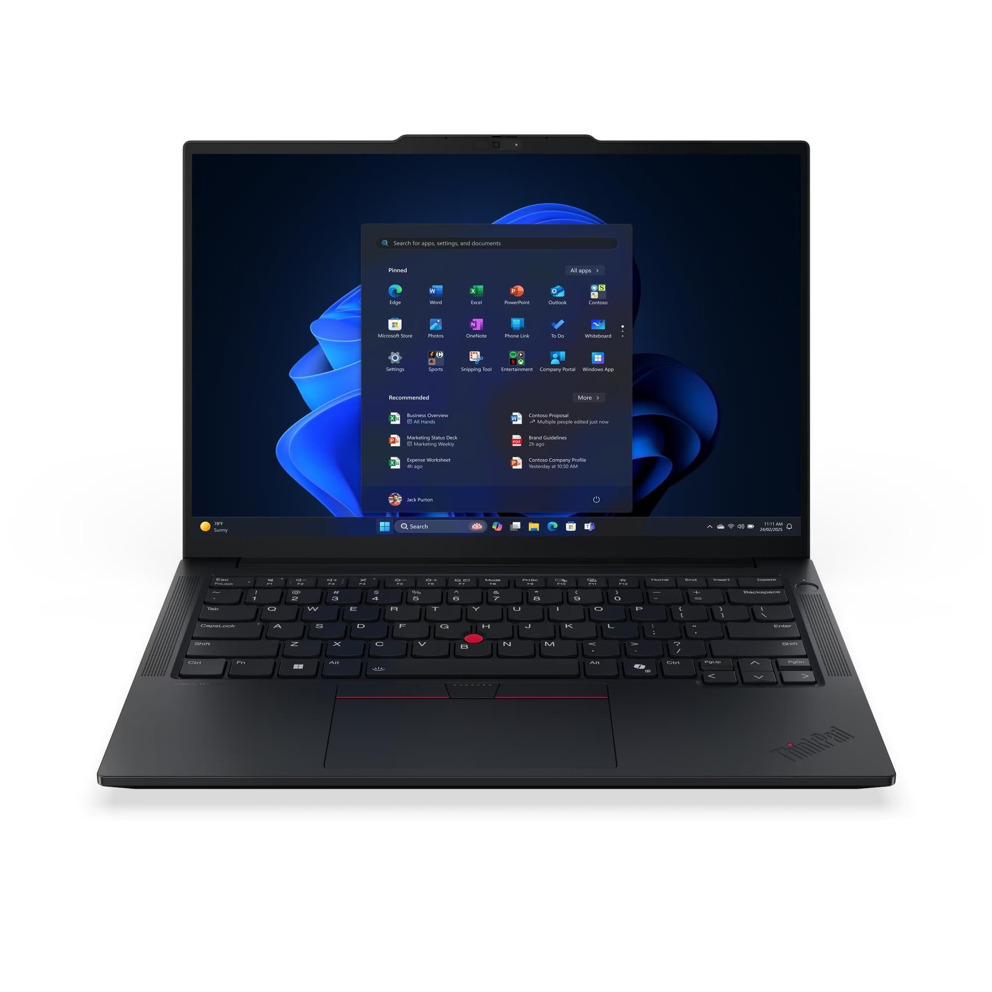 Lenovo ThinkPad E E14 Gen 7 U5-225U 14" WUXGA 16GB 512GB Intel int W11P Black 3R On-Site