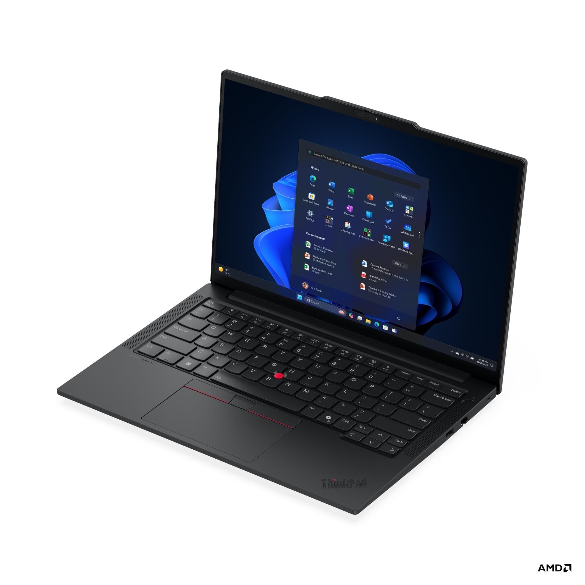 Lenovo ThinkPad E E14 Gen 7 (AMD) R5-220 14" WUXGA 16GB 512GB AMD int W11P Black 3R On-Site