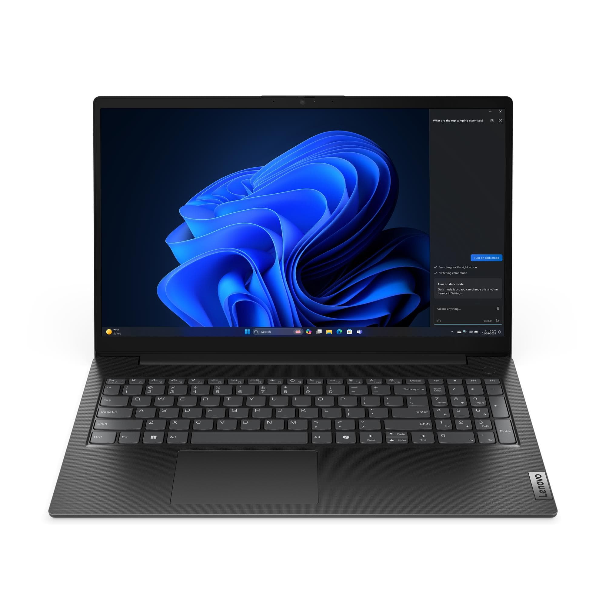 Lenovo V V15 G5 IRL Intel Core 3 100U 15,6" FHD 16GB 512GB Intel int bez OS Black 2R