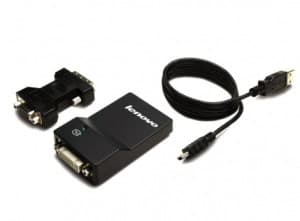 Lenovo USB 3.0 to DVI VGA Monitor Adapter