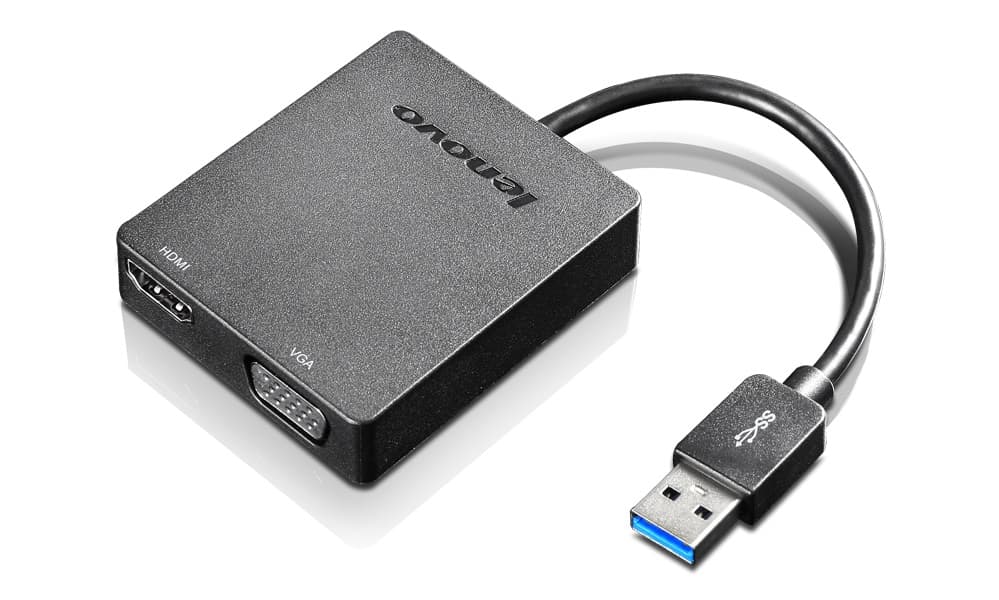 Lenovo Universal USB 3.0 to VGA HDMI Adapter