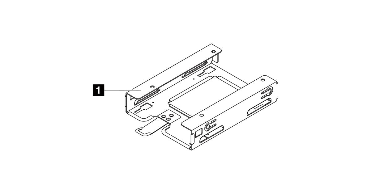 ThinkSystem ST50 ST45 Series 2.5 HDD Cage kit