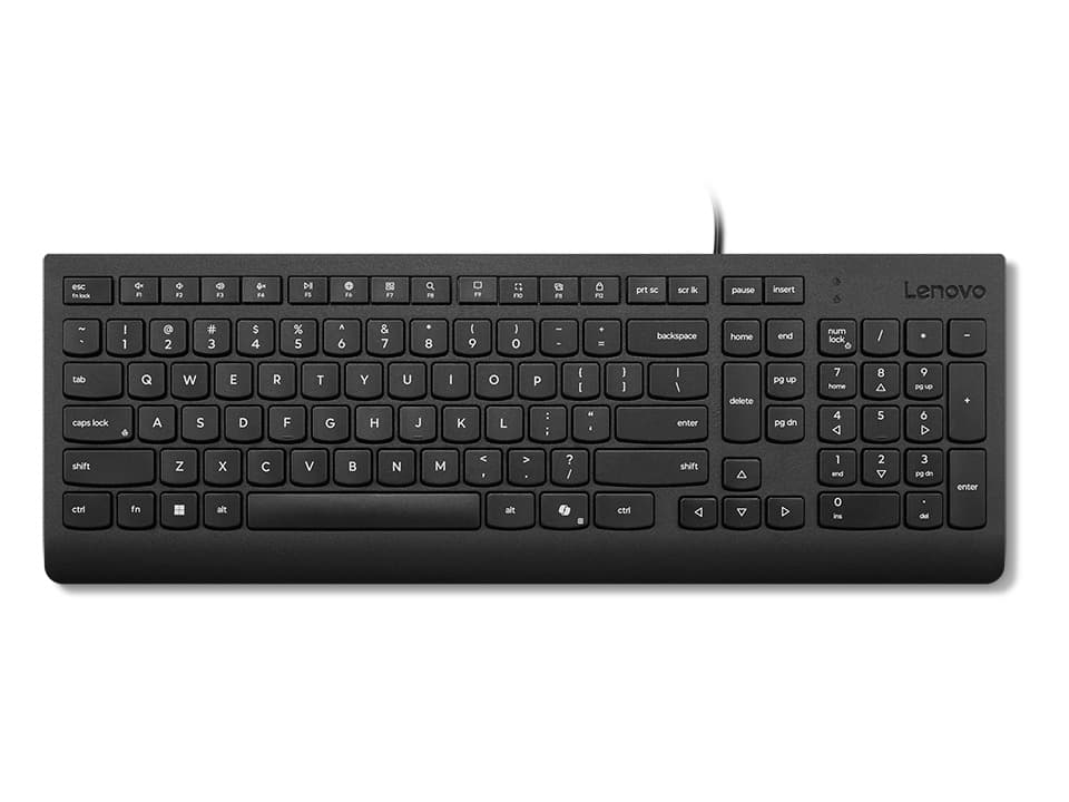 Lenovo Essential Wired Keyboard Drátové USB-A RU Černá