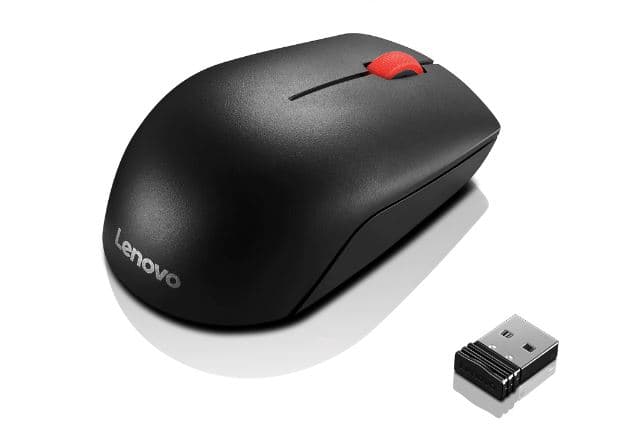 Lenovo Essential Cestovní Optická 1 000 DPI Bezdrátová USB Černá