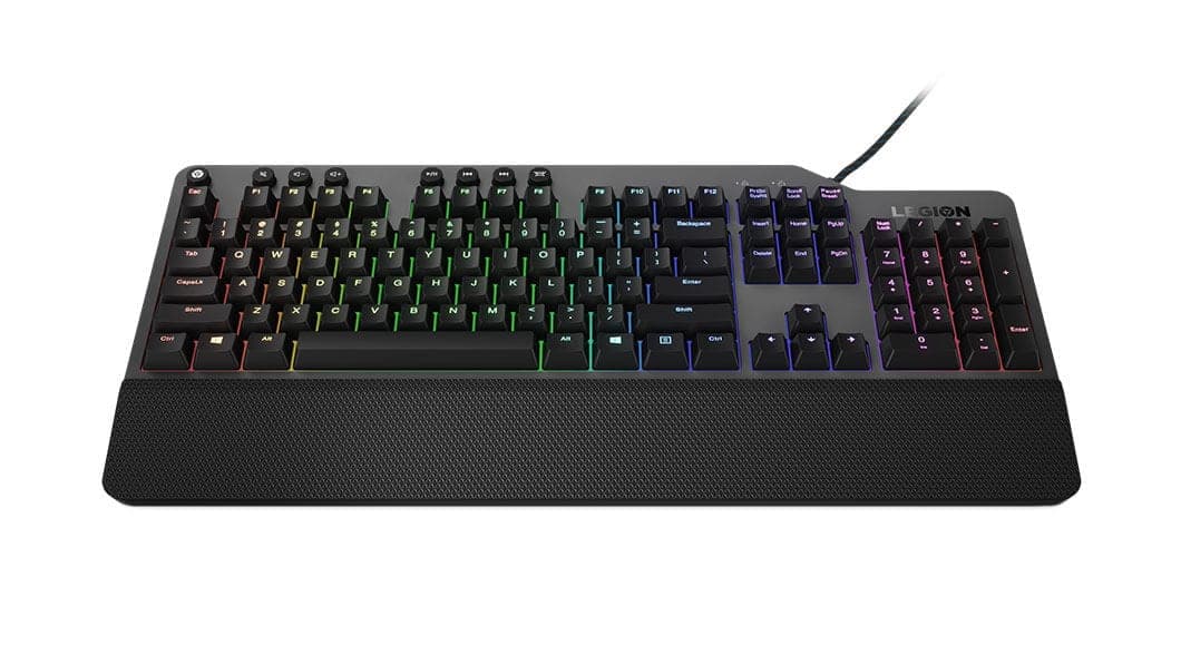 Lenovo Legion K500 RGB Drátová USB CZSK-Layout Černá
