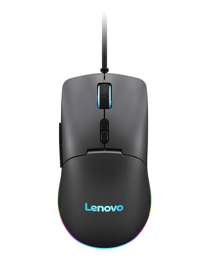 Lenovo M210 RGB Herní Optická Pro praváky 8 000 DPI Drátová USB Černá