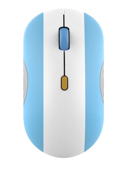 Lenovo 350 Fan edition - Argentina Kancelářská Optická 1 600 DPI Bezdrátové Bluetooth Modrá