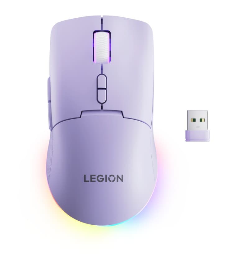 Lenovo Legion M220 Herní Optická Pro praváky 5 000 DPI USB+BT Fialová