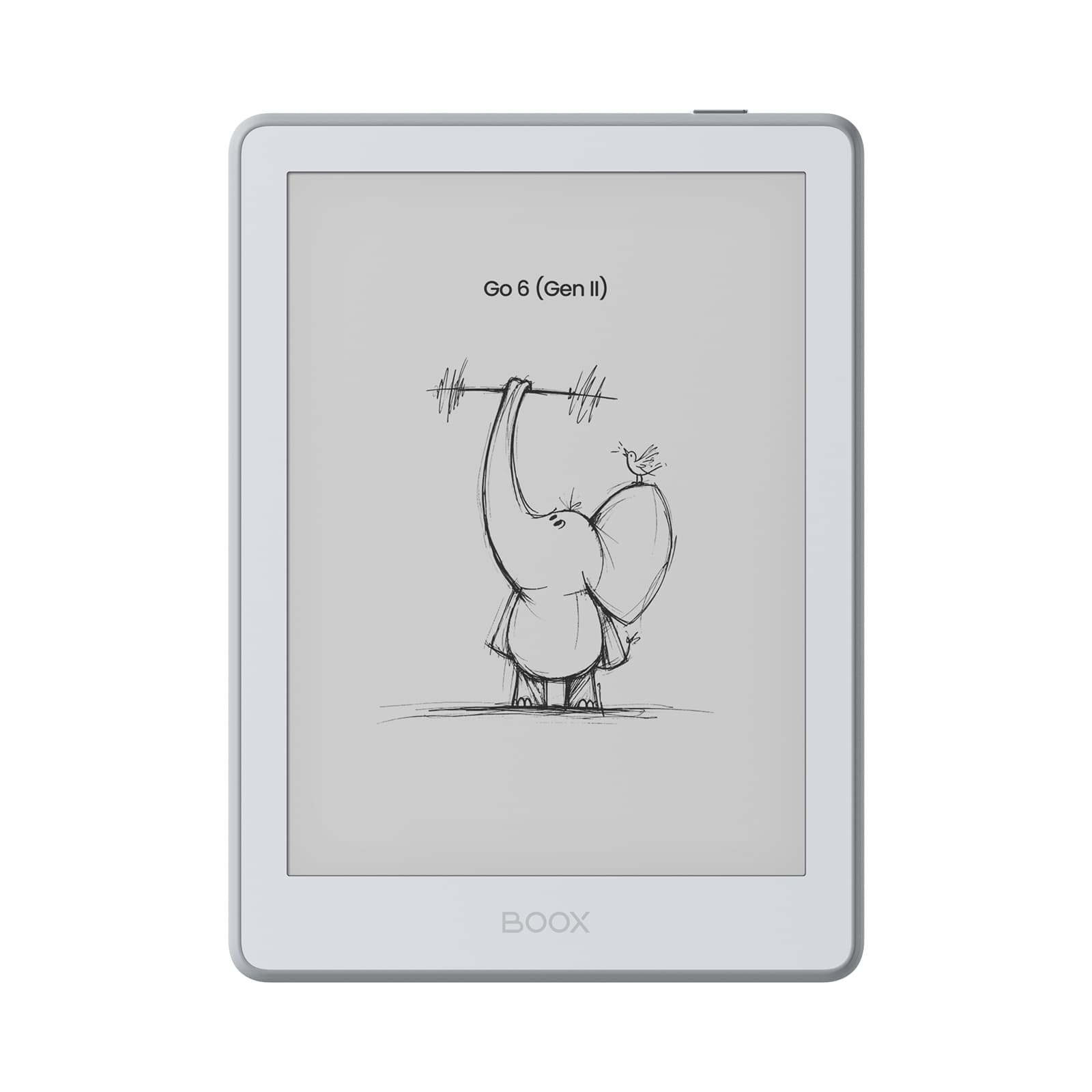 E-book ONYX BOOX GO 6 (Gen II), stone, 6" Carta 1300, 32GB, Bluetooth, Android 11, E-ink displej
