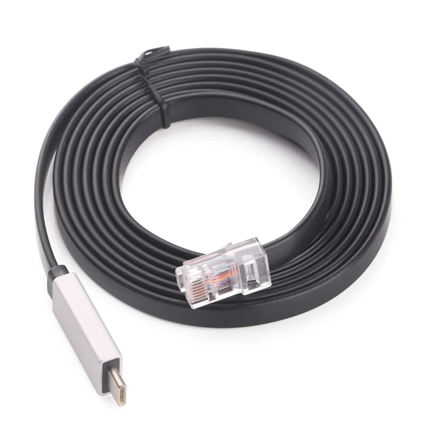 W-Star Redukce USBC RJ45, 1,5m, console cable RS232, UC-RJ45RS232