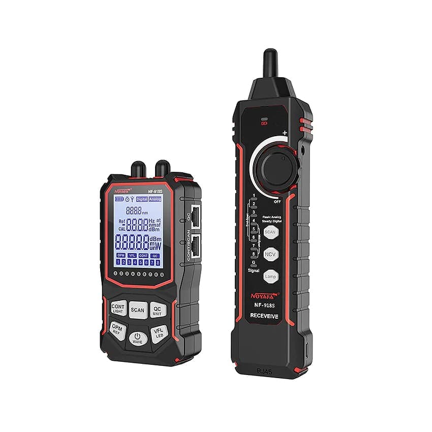 W-Star Kabelový tester WSNF918S UTP, optika, VFL, OPM, hledačka kabelů