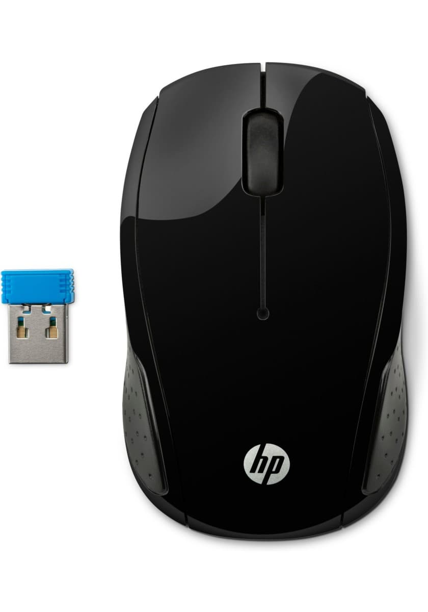 HP 200 Cestovní Optická 1 000 DPI Bezdrátová USB Černá
