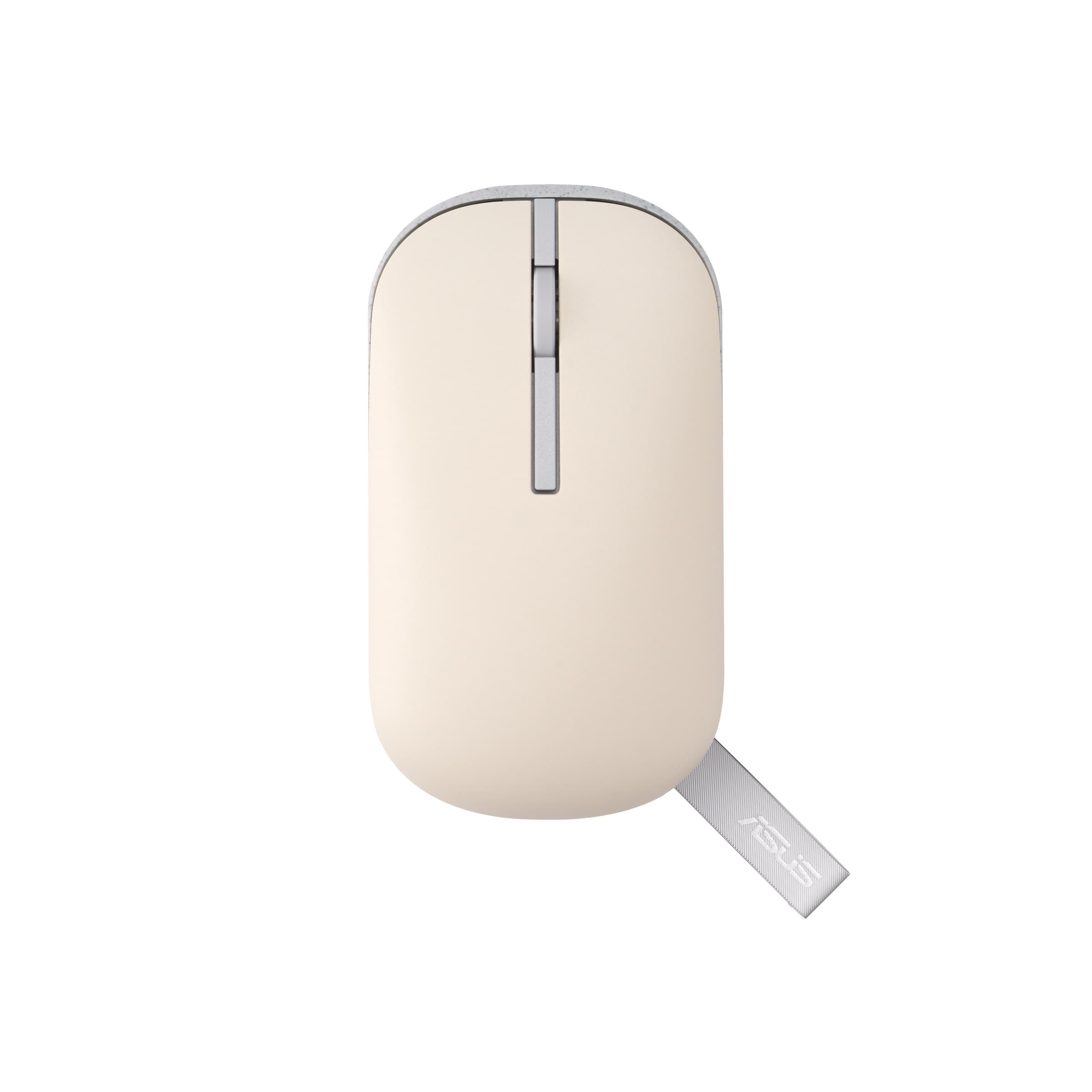 ASUS MD100 Cestovní Optická 1 600 DPI USB+BT Béžová