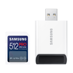 Samsung SDXC PRO ULTIMATE SDXC 512GB USB 2.0 Class 10 + Adaptér
