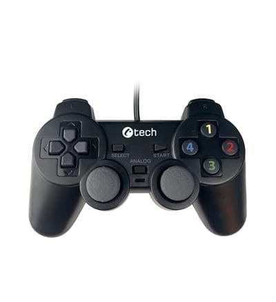 Gamepad C-TECH Callon pro PC PS3, 2x analog, X-input, vibrační, 1,8m kabel, USB