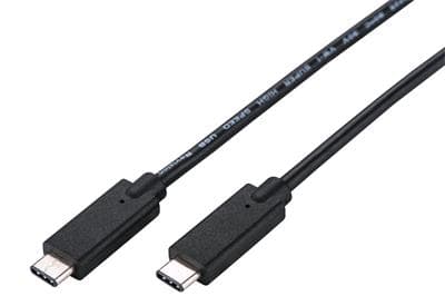 Kabel C-TECH USB 3.2, Type-C (CM CM), PD 100W, 20Gbps, 1m, černý