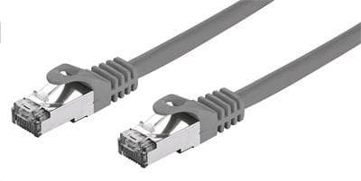 Kabel C-TECH patchcord Cat7, S FTP, šedý, 3m