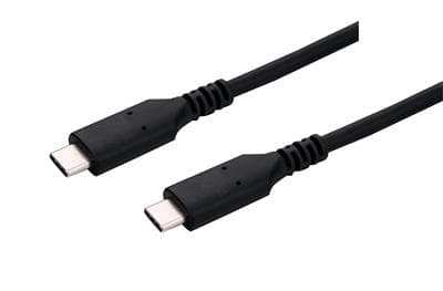 Kabel C-TECH USB 4.0, Type-C (CM CM), PD 100W, 40Gbps, 1m, černý
